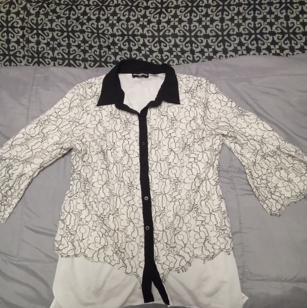 Amazing Karl Lagerfeld blouse size M Womens